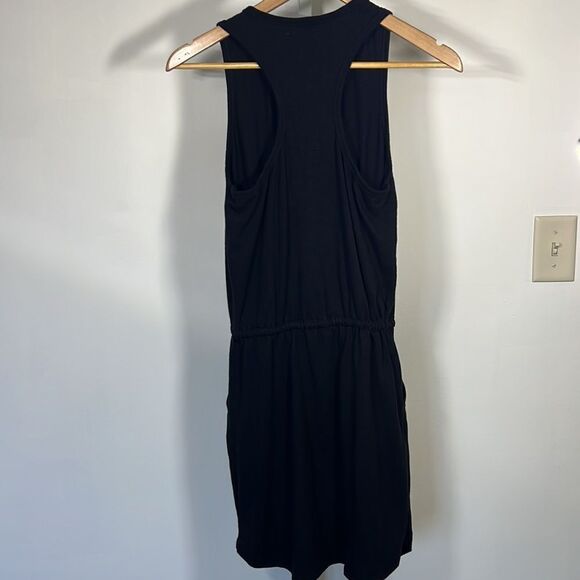 EVEREVE + SUNDRY Women’s Racerback Tee Shirt Dress Black Size 0/Extra Small - Picture 7 of 12